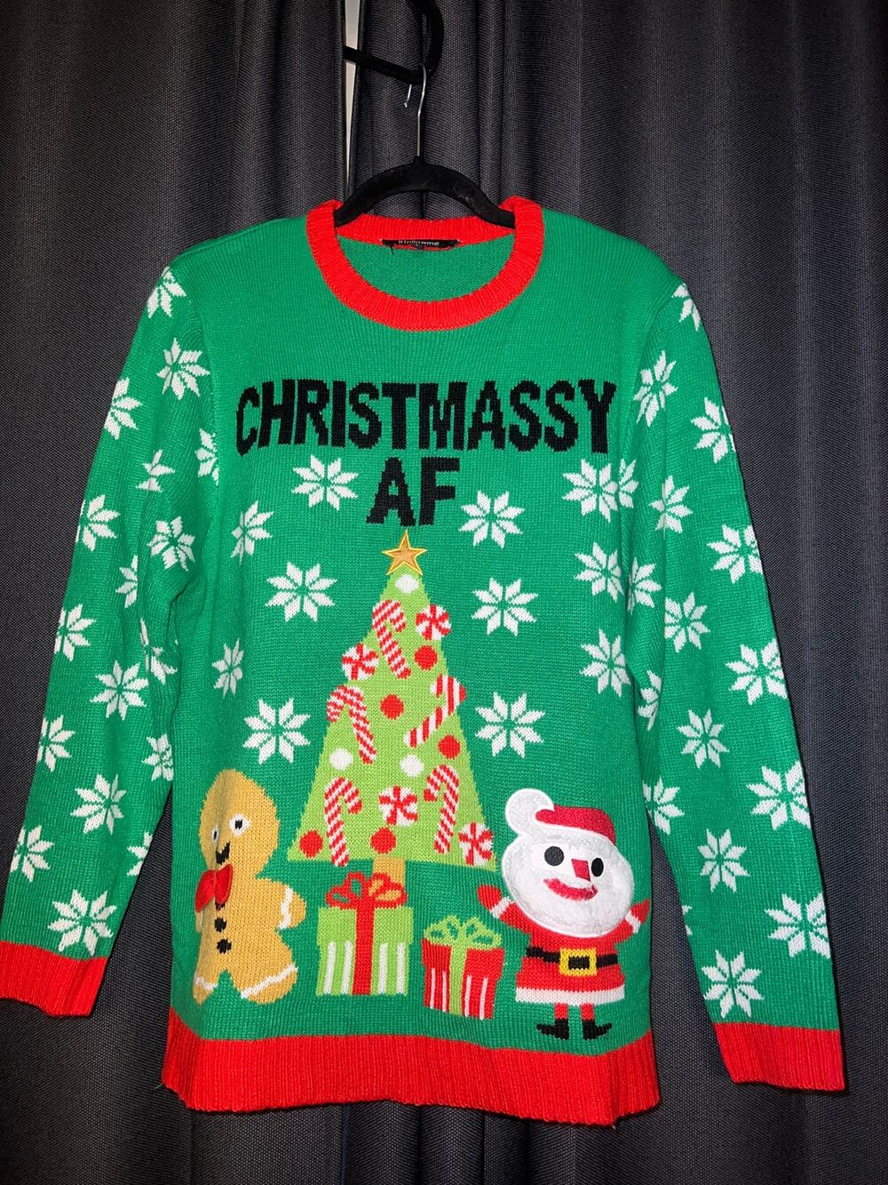 Ugly Christmas Sweater Xmas Size Large